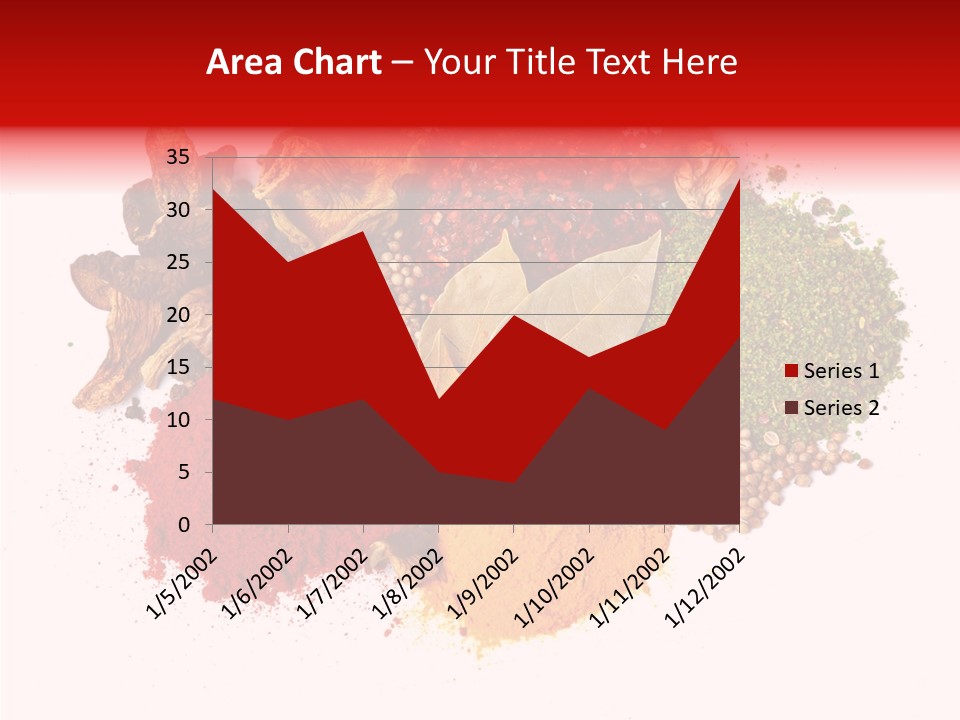 Green Curcuma Coriander PowerPoint Template