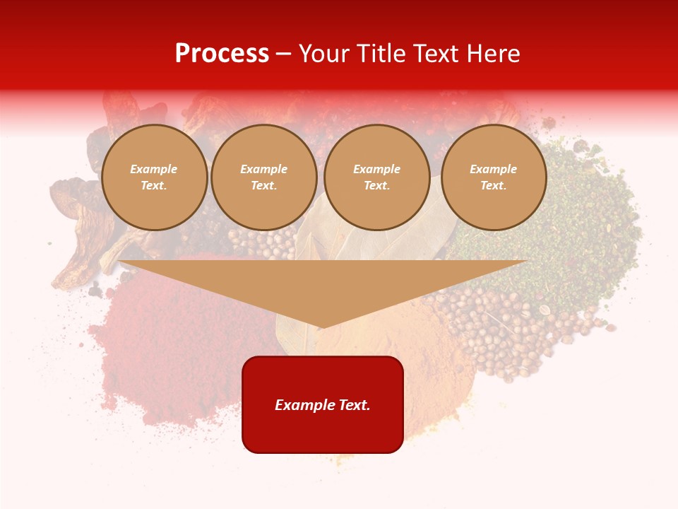 Green Curcuma Coriander PowerPoint Template