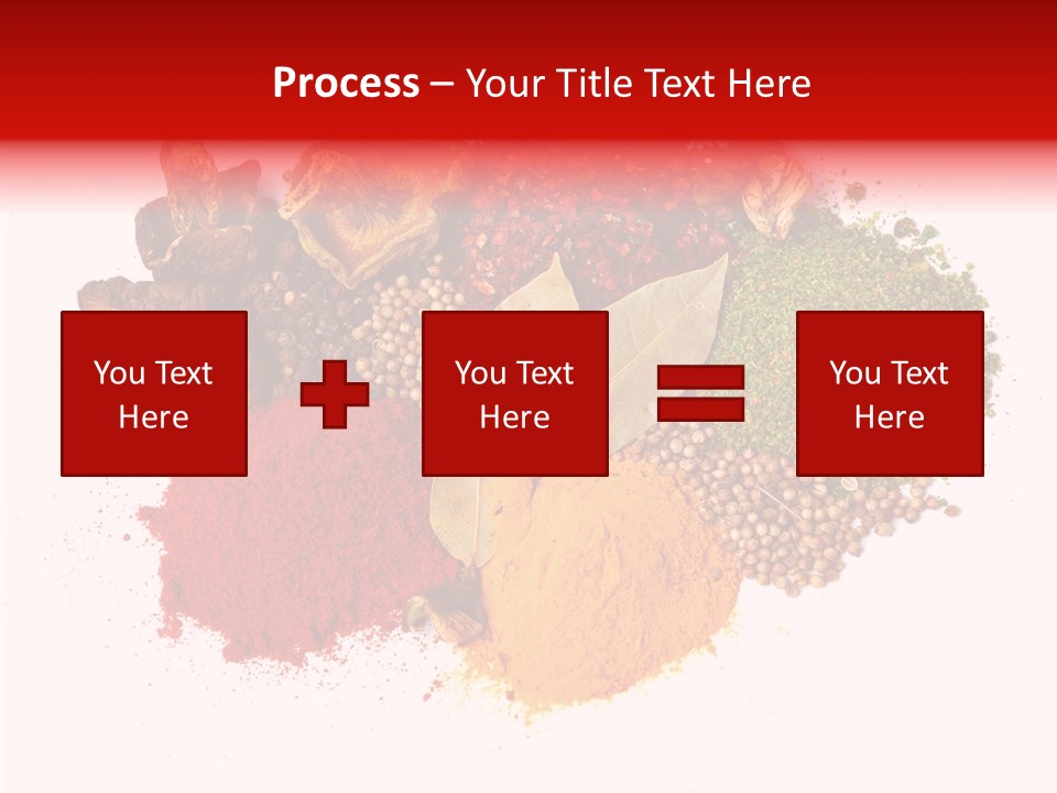 Green Curcuma Coriander PowerPoint Template