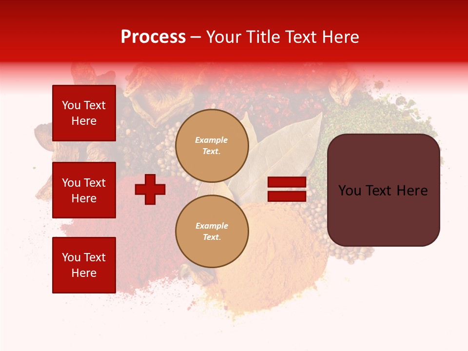 Green Curcuma Coriander PowerPoint Template