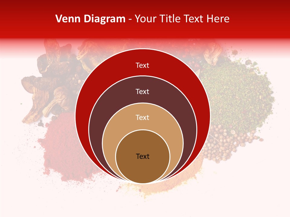 Green Curcuma Coriander PowerPoint Template