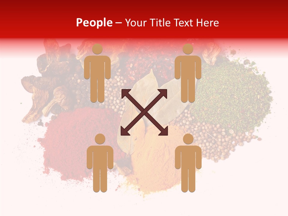 Green Curcuma Coriander PowerPoint Template