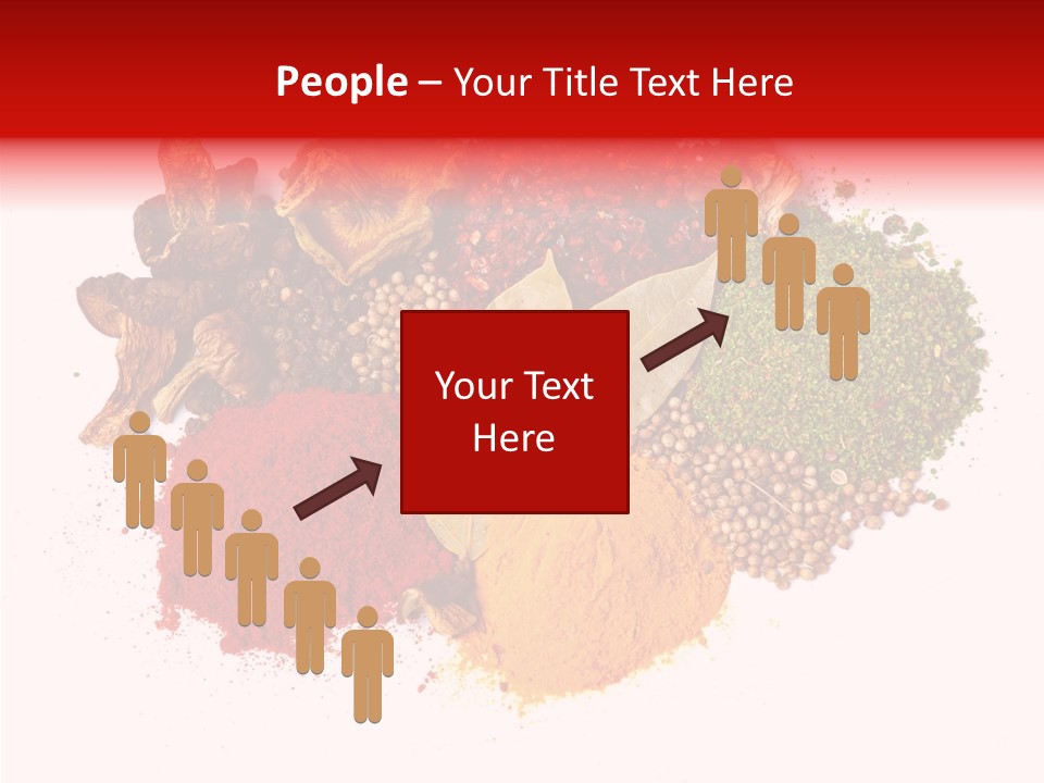 Green Curcuma Coriander PowerPoint Template