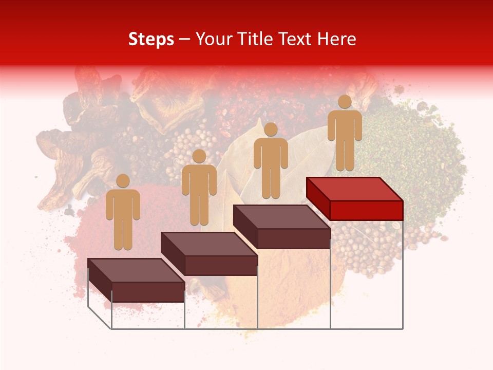 Green Curcuma Coriander PowerPoint Template