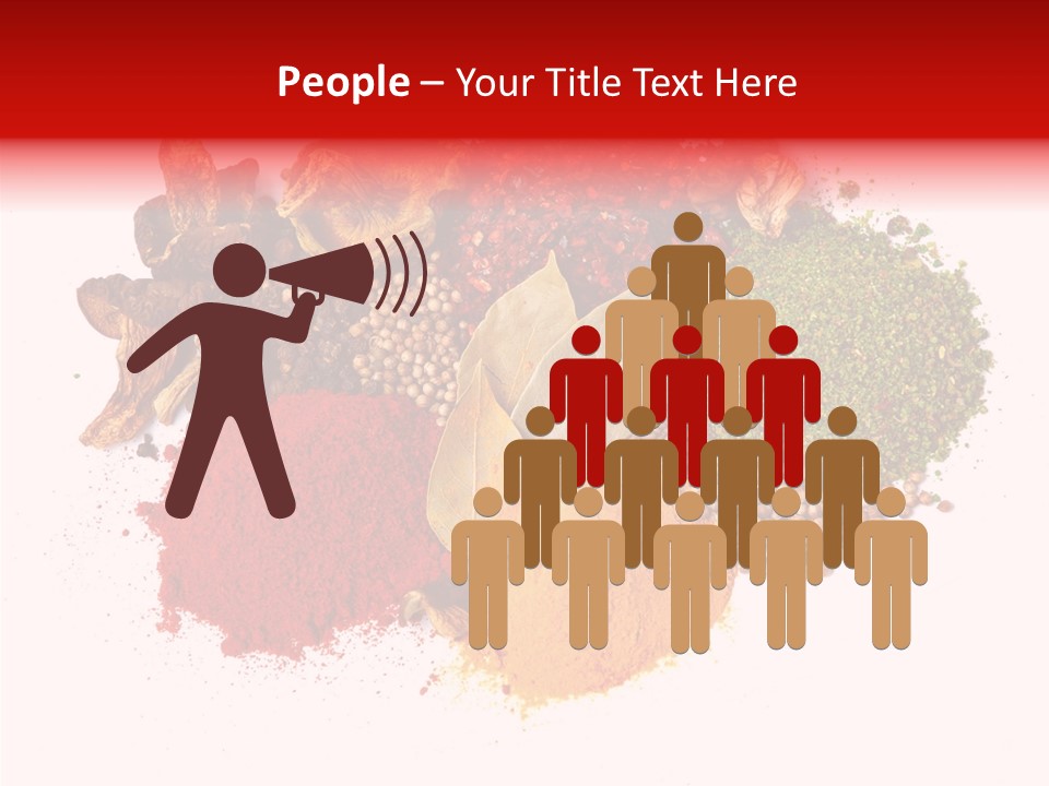 Green Curcuma Coriander PowerPoint Template