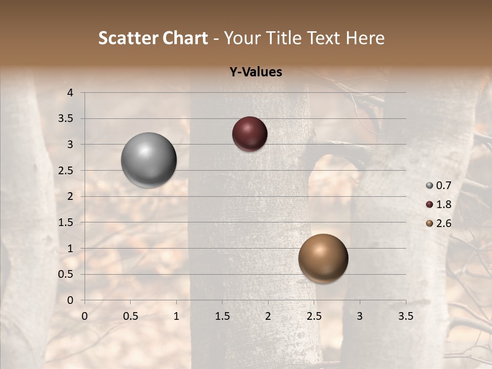 Shape Tree Detail PowerPoint Template