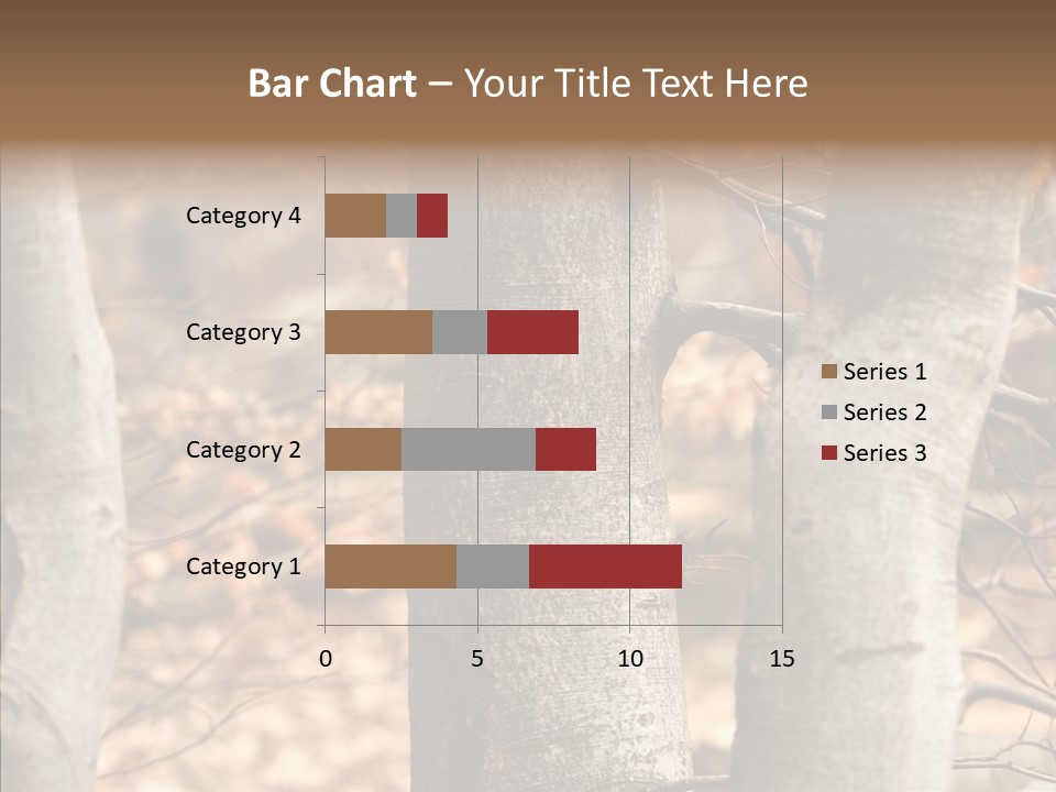 Shape Tree Detail PowerPoint Template