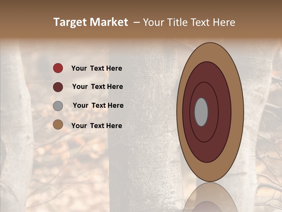 Shape Tree Detail PowerPoint Template