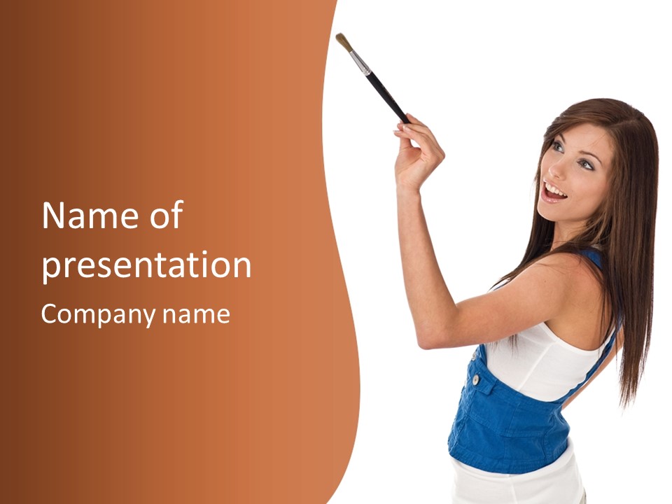 Improvement Art Background PowerPoint Template