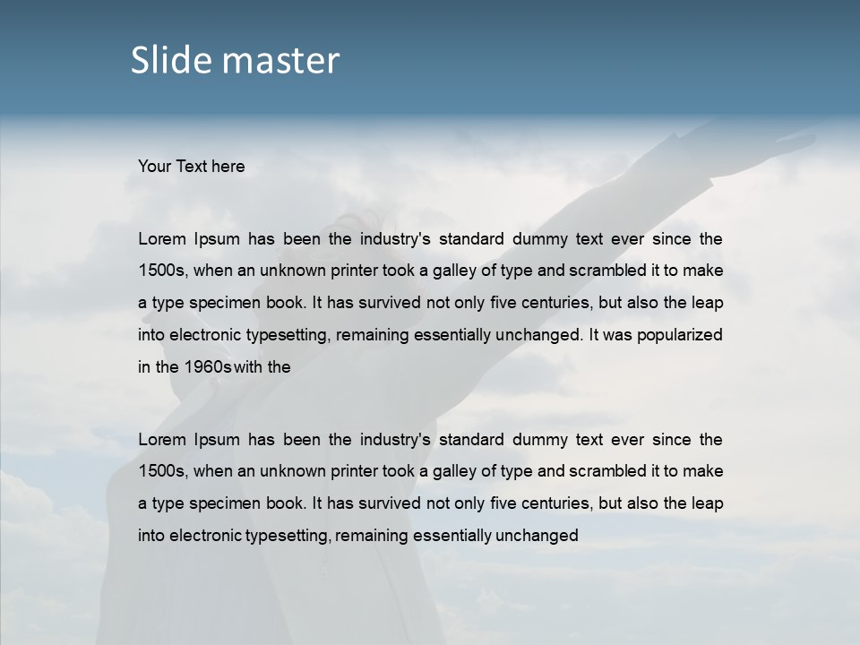 Storm Indoor Wind PowerPoint Template