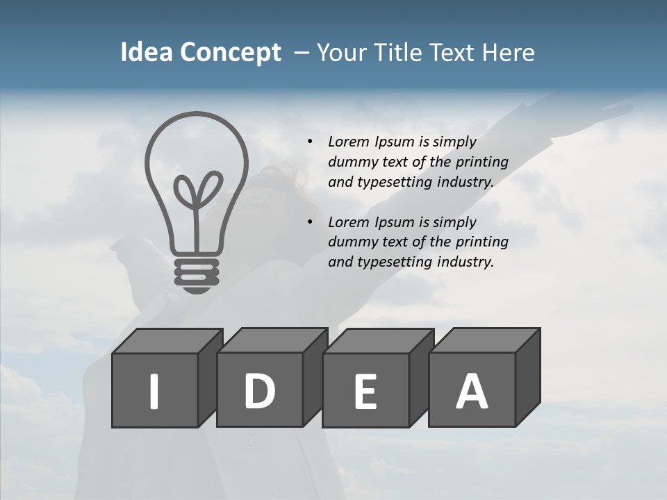 Storm Indoor Wind PowerPoint Template