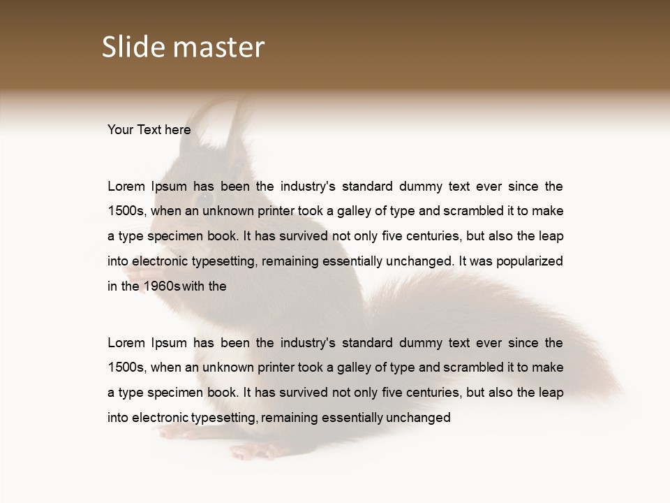 Cut Isolated Profile PowerPoint Template