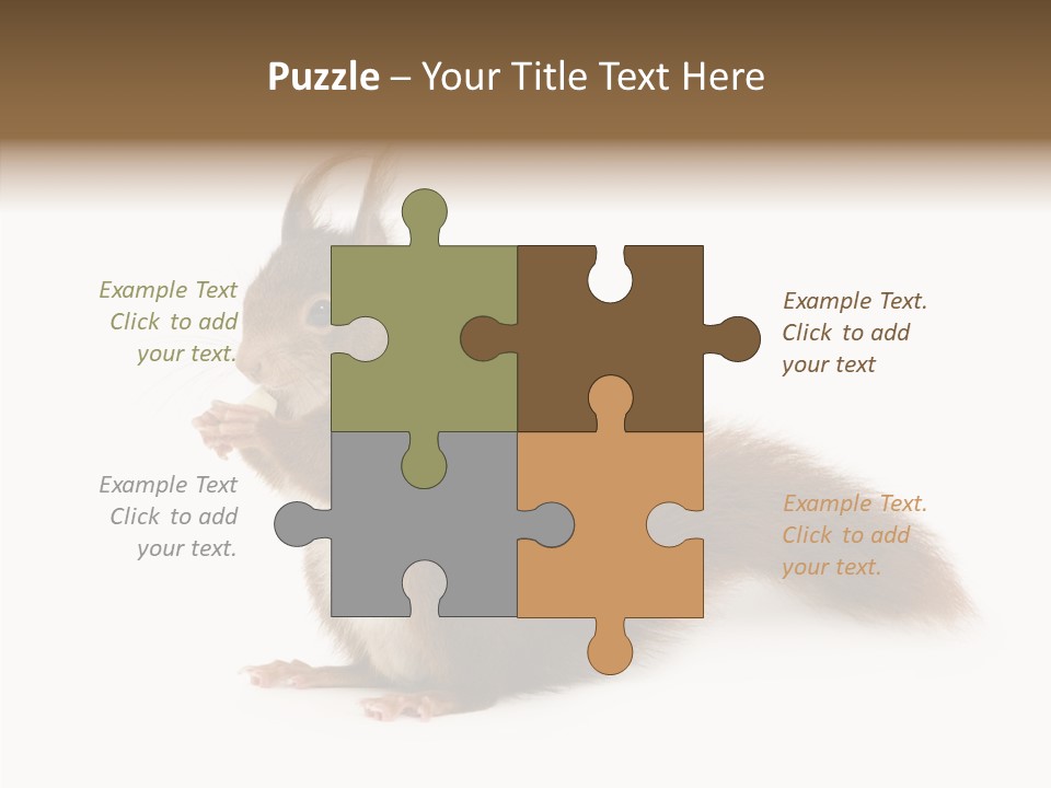 Cut Isolated Profile PowerPoint Template