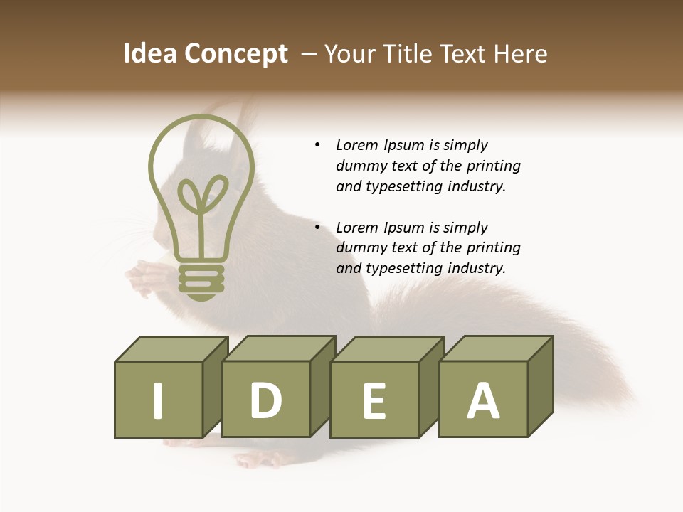 Cut Isolated Profile PowerPoint Template