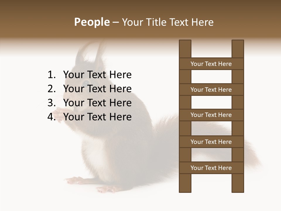 Cut Isolated Profile PowerPoint Template
