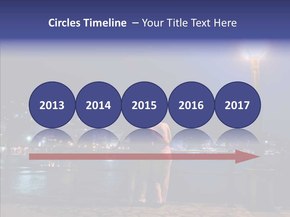 Night Dramatic Copyspace PowerPoint Template