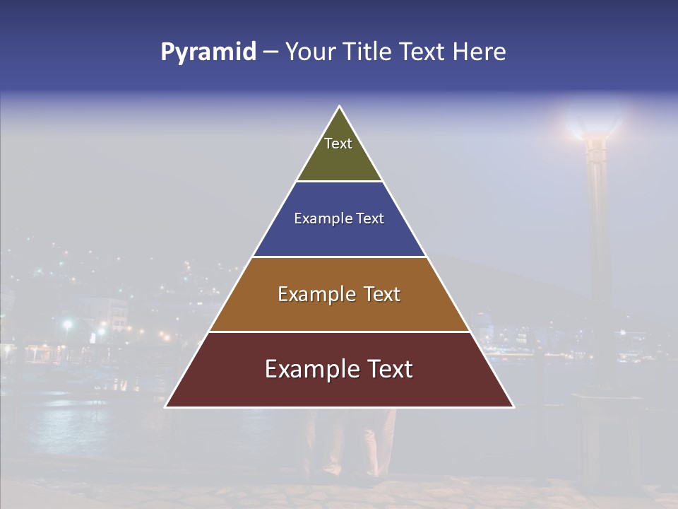 Night Dramatic Copyspace PowerPoint Template