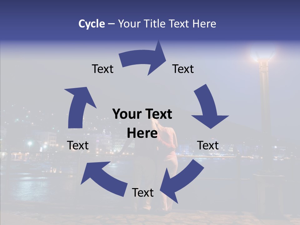 Night Dramatic Copyspace PowerPoint Template