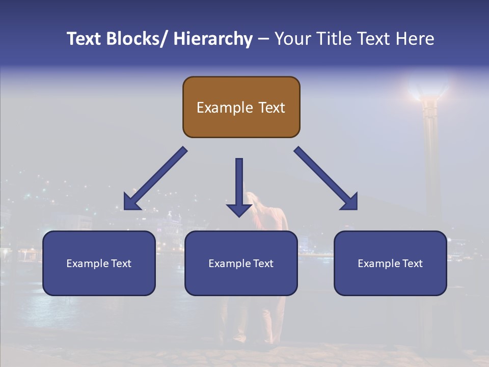 Night Dramatic Copyspace PowerPoint Template