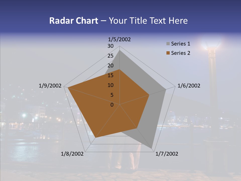 Night Dramatic Copyspace PowerPoint Template