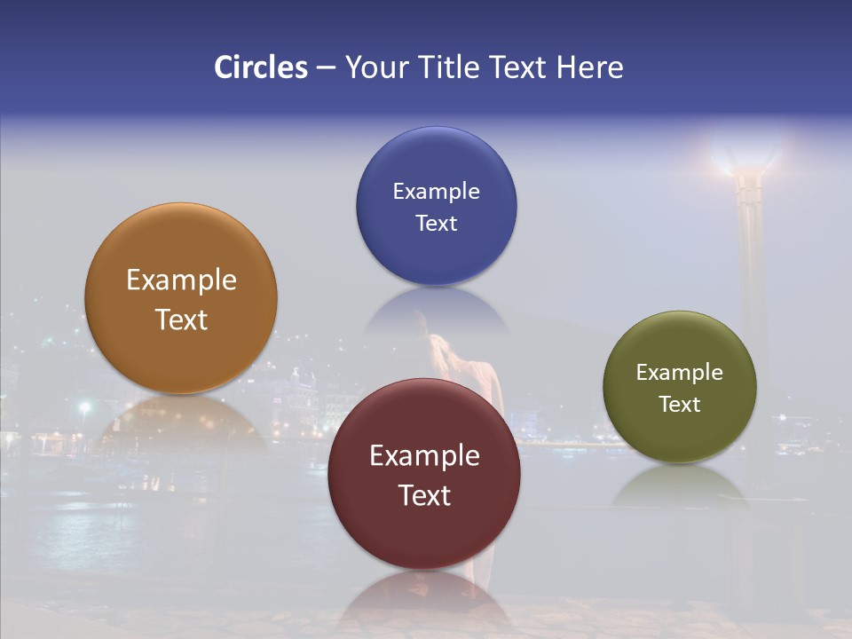 Night Dramatic Copyspace PowerPoint Template