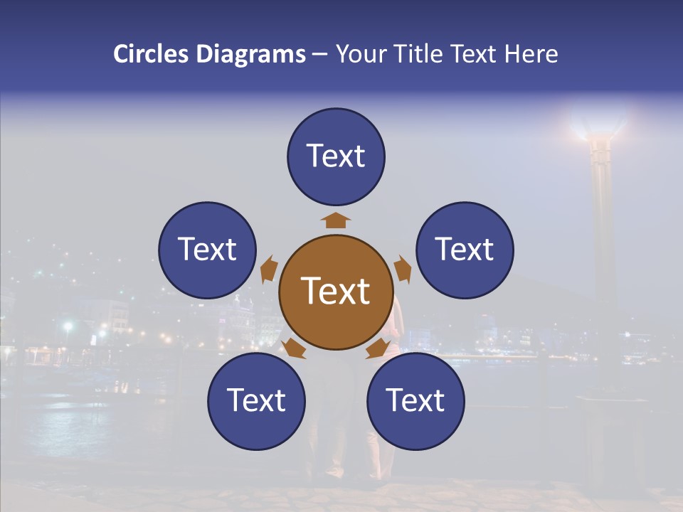 Night Dramatic Copyspace PowerPoint Template