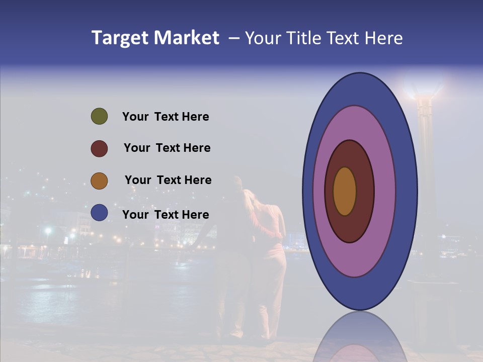 Night Dramatic Copyspace PowerPoint Template