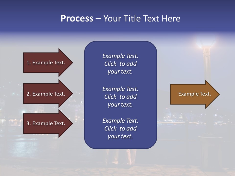 Night Dramatic Copyspace PowerPoint Template