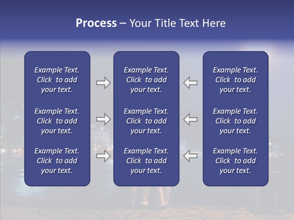 Night Dramatic Copyspace PowerPoint Template
