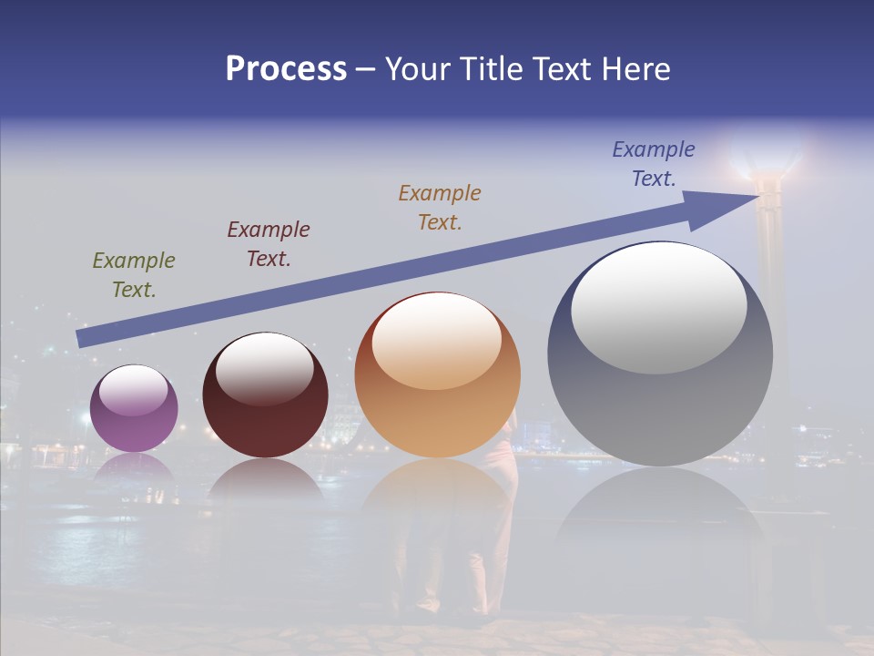 Night Dramatic Copyspace PowerPoint Template