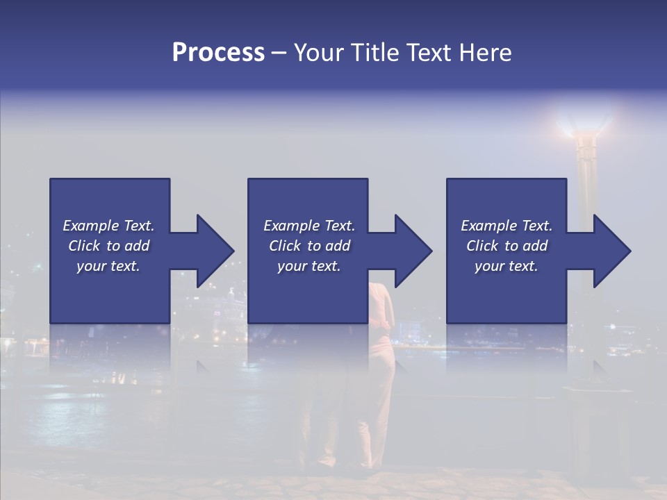 Night Dramatic Copyspace PowerPoint Template