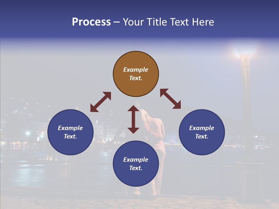 Night Dramatic Copyspace PowerPoint Template