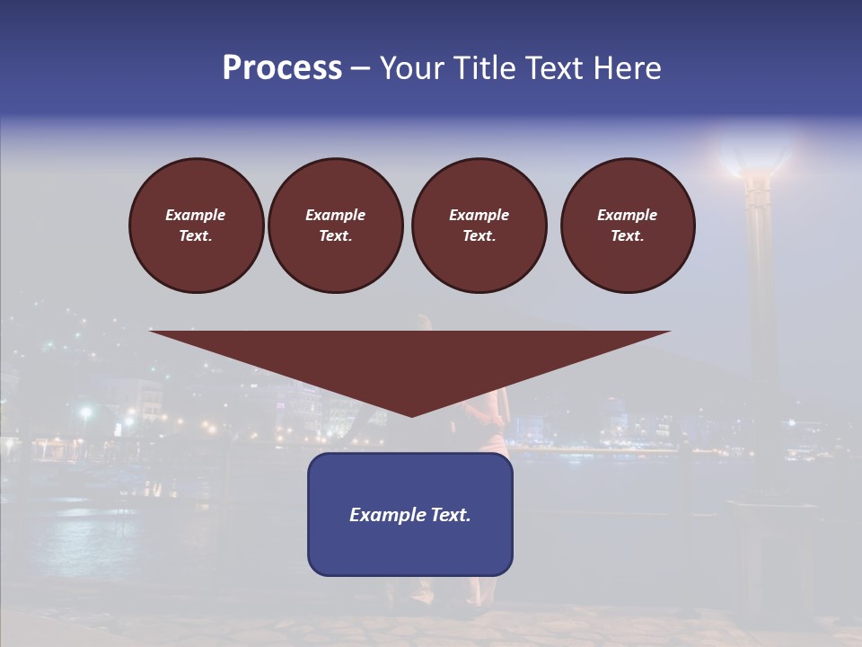 Night Dramatic Copyspace PowerPoint Template