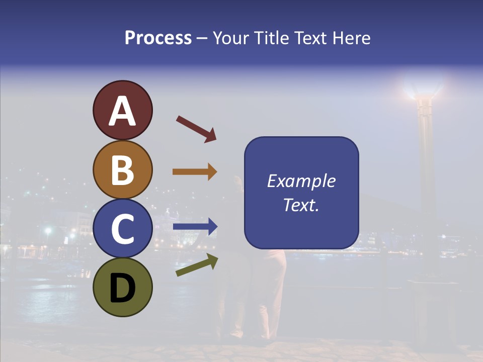 Night Dramatic Copyspace PowerPoint Template