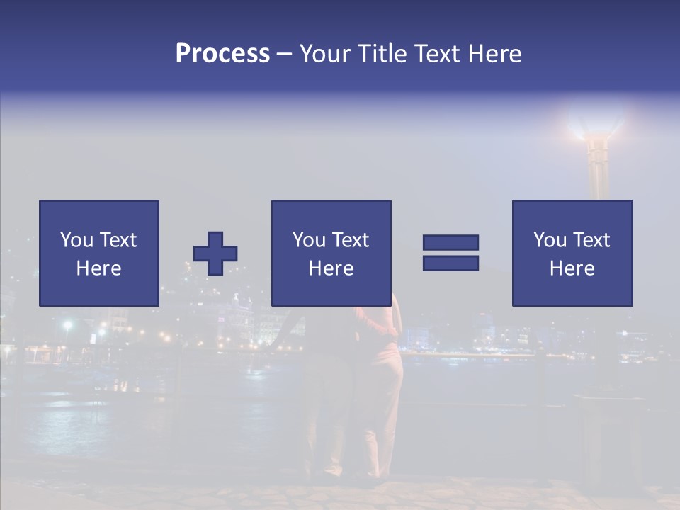 Night Dramatic Copyspace PowerPoint Template