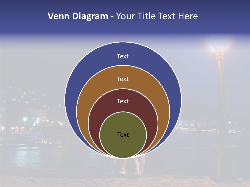 Night Dramatic Copyspace PowerPoint Template