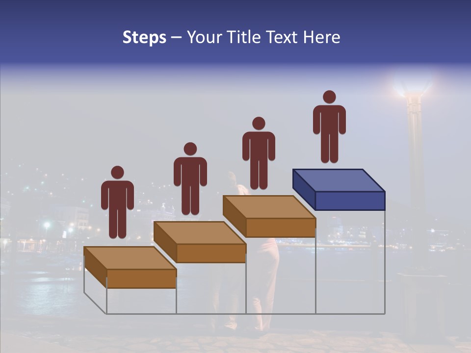 Night Dramatic Copyspace PowerPoint Template