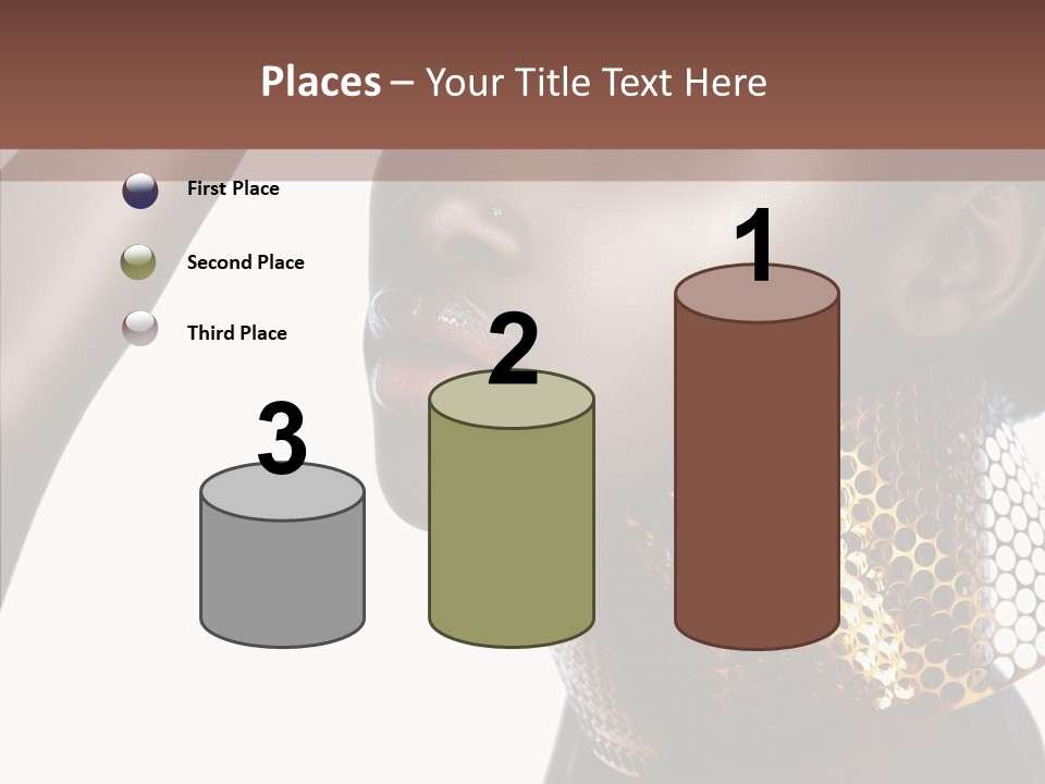 Beauty Shine Nose PowerPoint Template