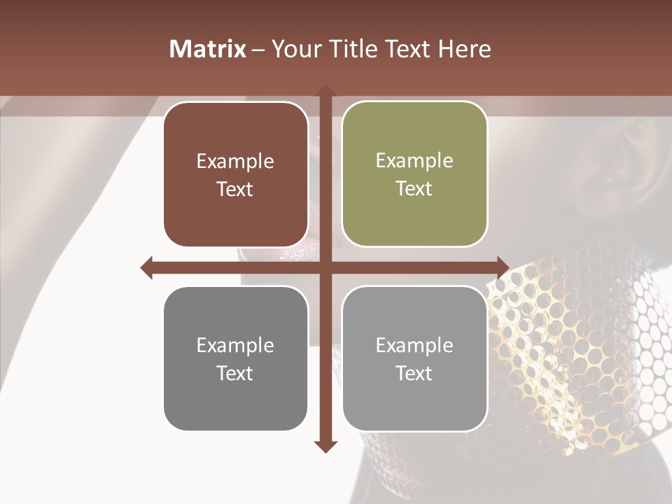 Beauty Shine Nose PowerPoint Template