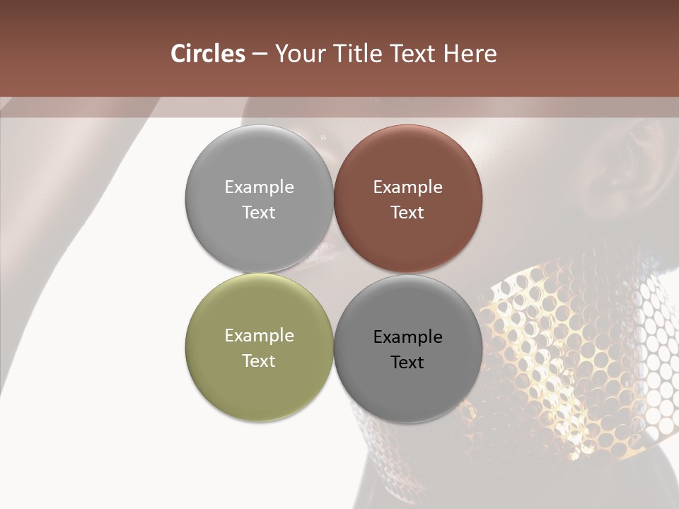 Beauty Shine Nose PowerPoint Template