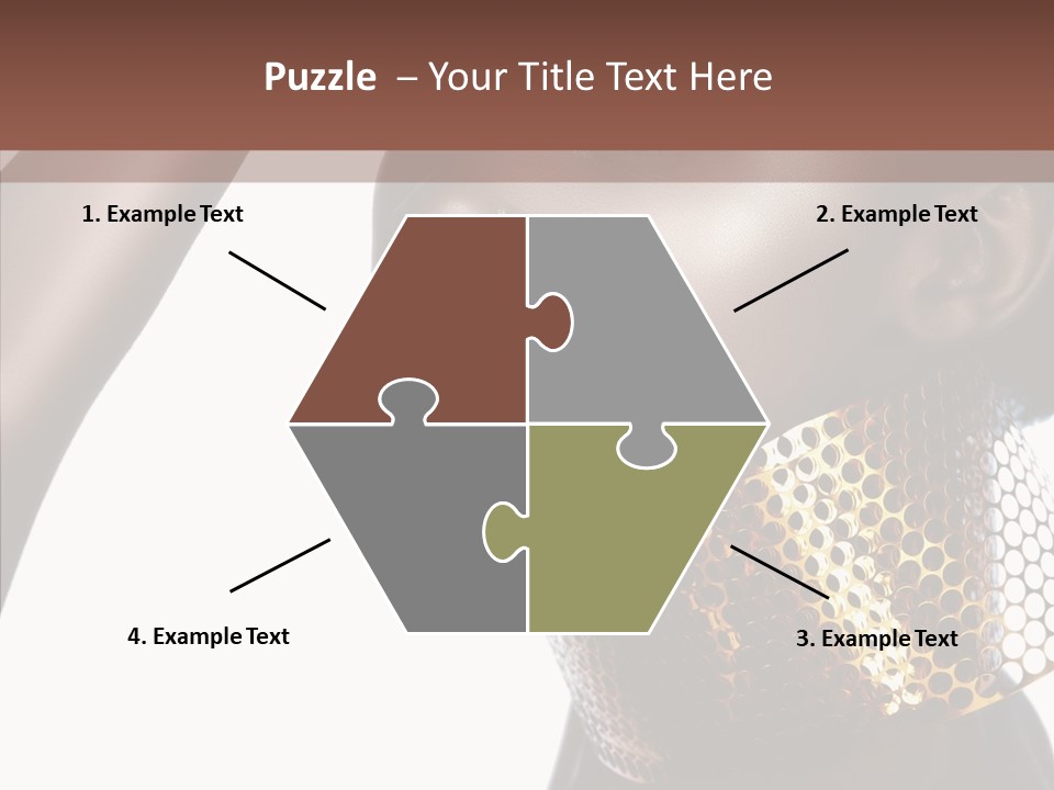 Beauty Shine Nose PowerPoint Template