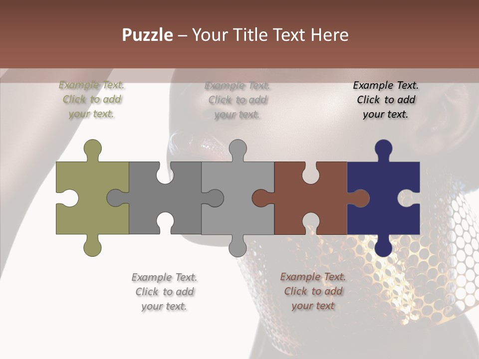 Beauty Shine Nose PowerPoint Template