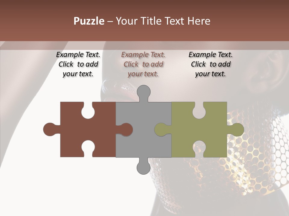 Beauty Shine Nose PowerPoint Template