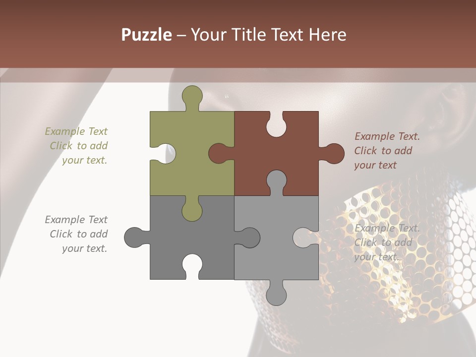 Beauty Shine Nose PowerPoint Template