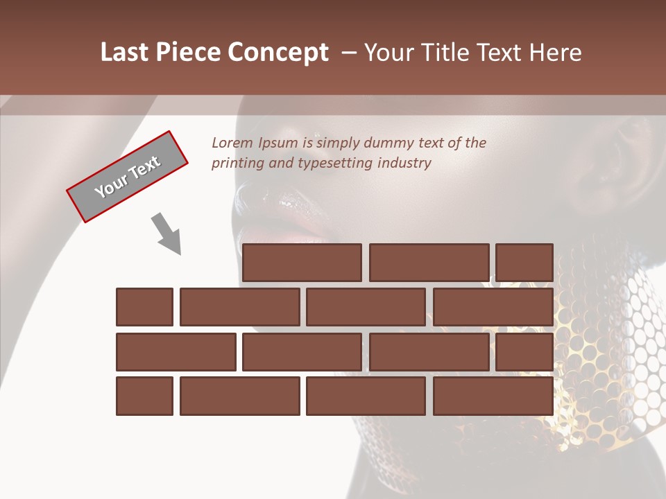 Beauty Shine Nose PowerPoint Template