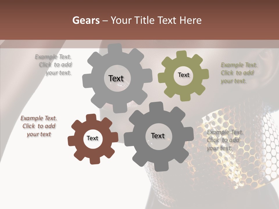 Beauty Shine Nose PowerPoint Template