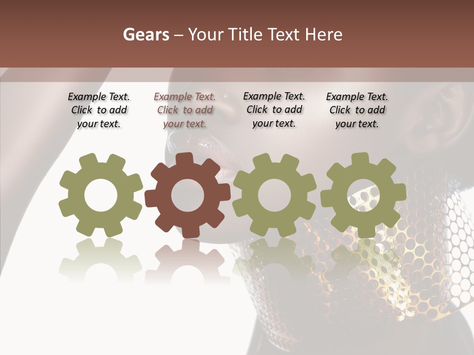 Beauty Shine Nose PowerPoint Template