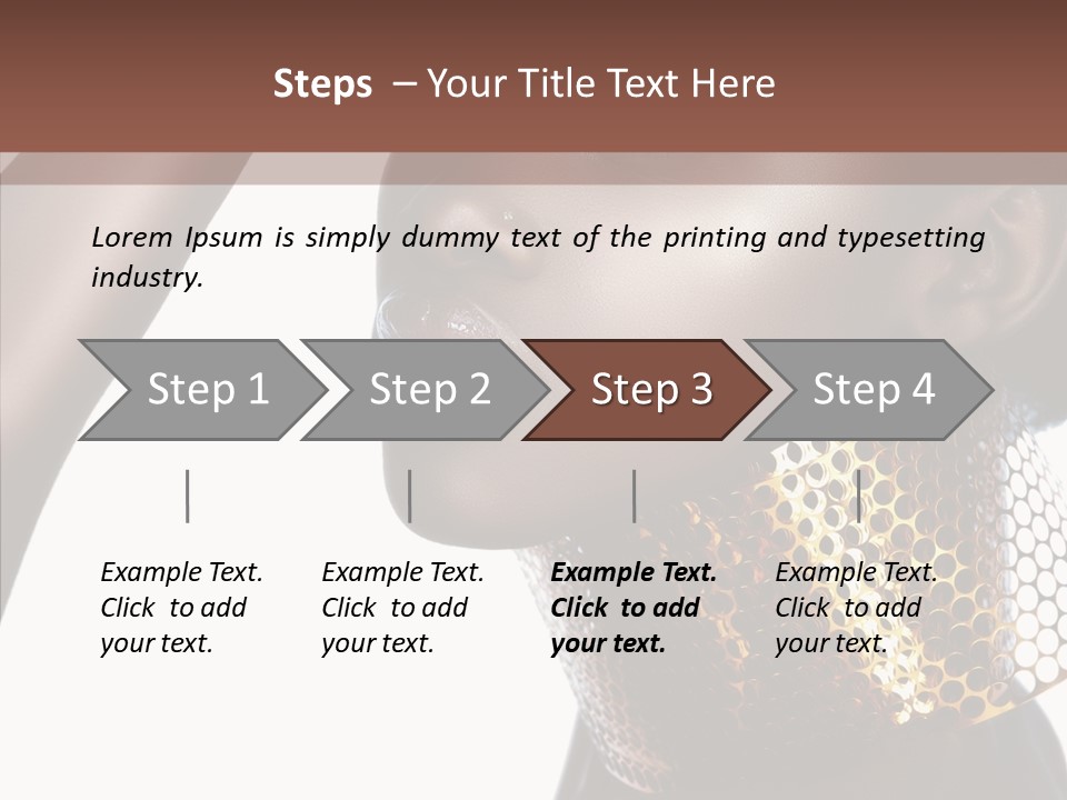 Beauty Shine Nose PowerPoint Template