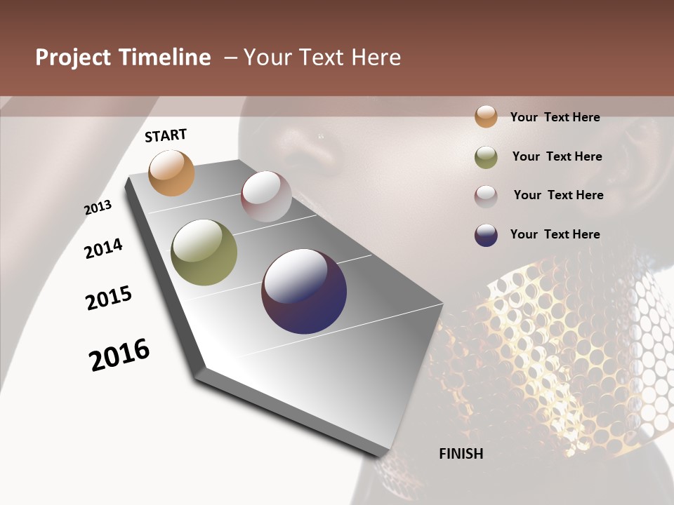 Beauty Shine Nose PowerPoint Template