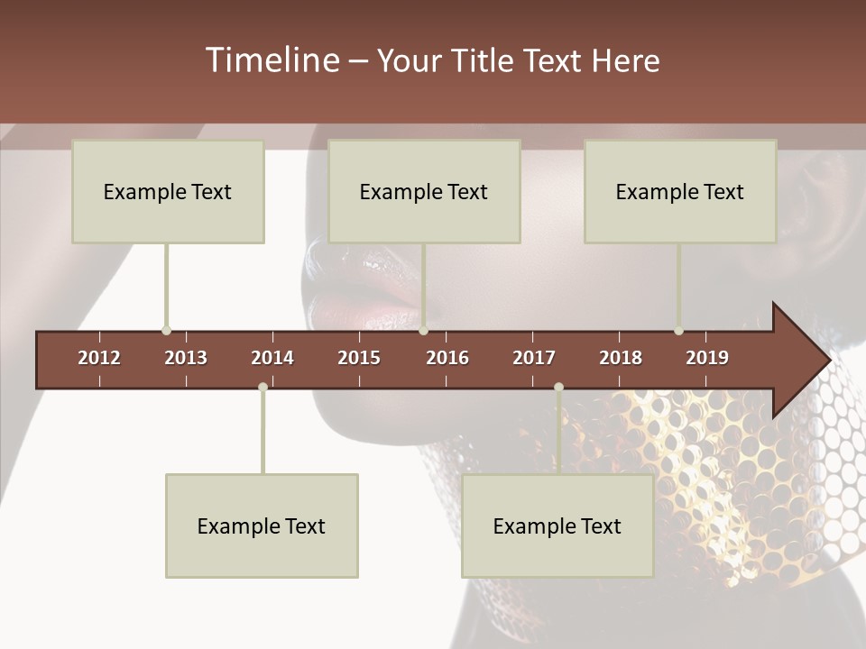 Beauty Shine Nose PowerPoint Template